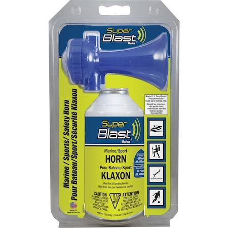 Super Blast Portable 8oz. Air Horn SB8-018-016